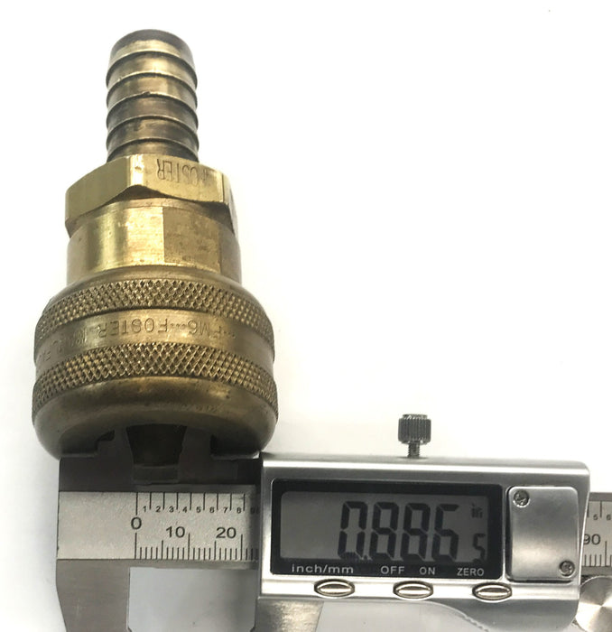 Foster Brass 1-Way Automatic Hose Stem Socket Sleeve FM6906 (6906) NOS