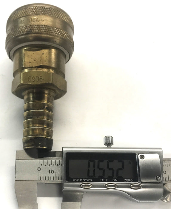 Foster Brass 1-Way Automatic Hose Stem Socket Sleeve FM6906 (6906) NOS