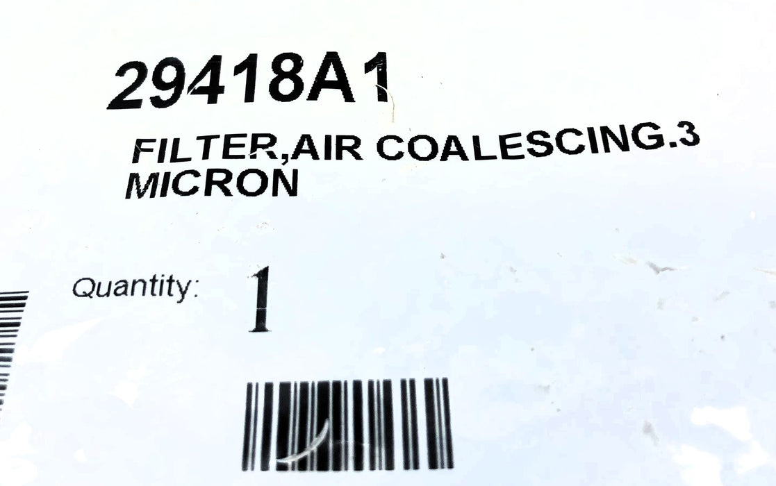 Automated Packaging Systems Filter, Air Coalescing.3 Micron 29418A1 NOS