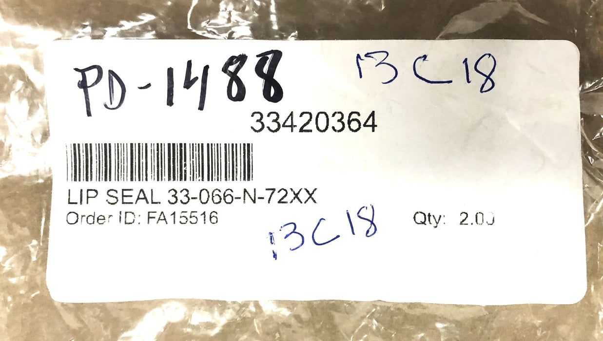 Unbranded Lip Seal 33-066-N-72XX NOS