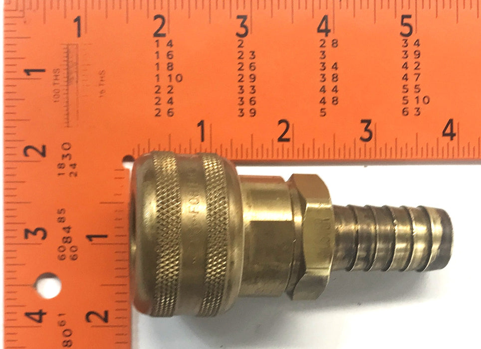 Foster Brass 1-Way Automatic Hose Stem Socket Sleeve FM6906 (6906) NOS