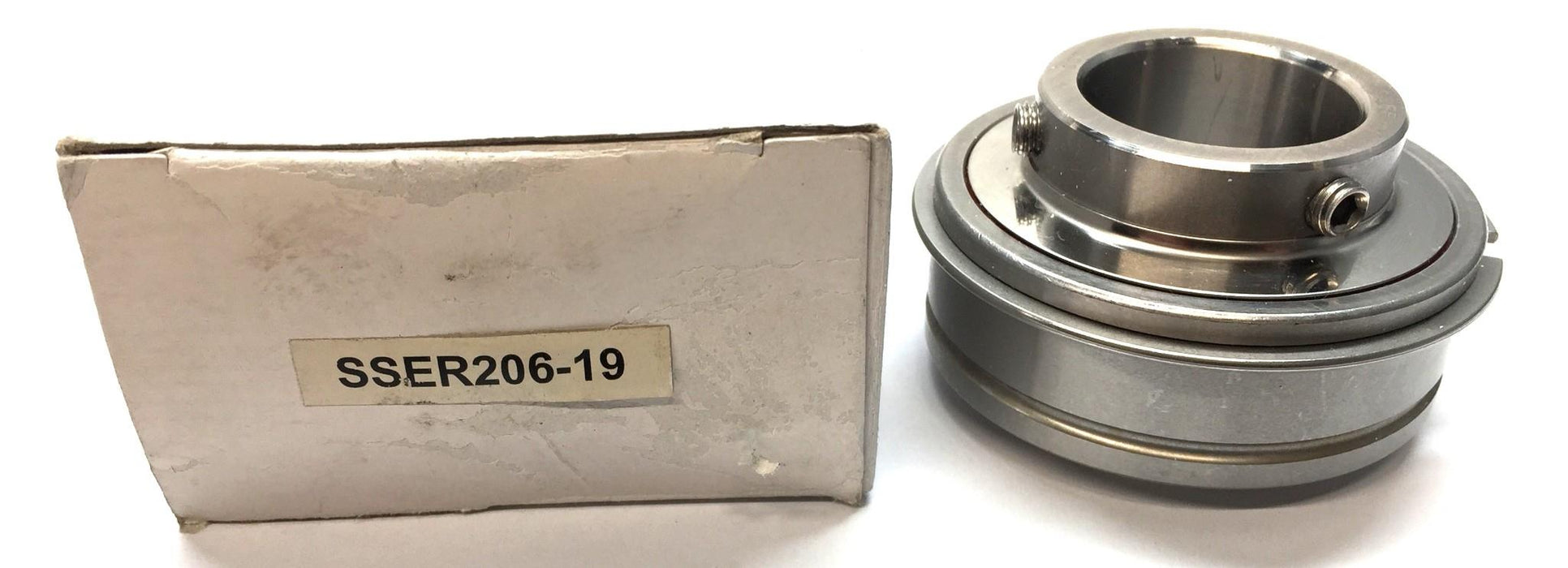 SST Stainless-Steel Insert Bearing SSER206-19 NOS