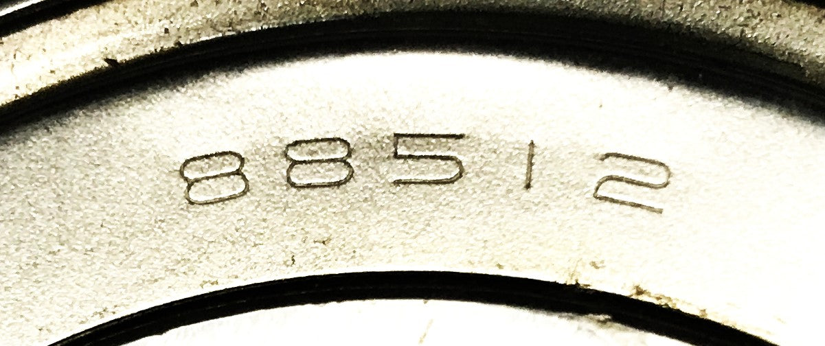 HIC Metal Shielded Deep Groove Ball Bearing 88512 NOS
