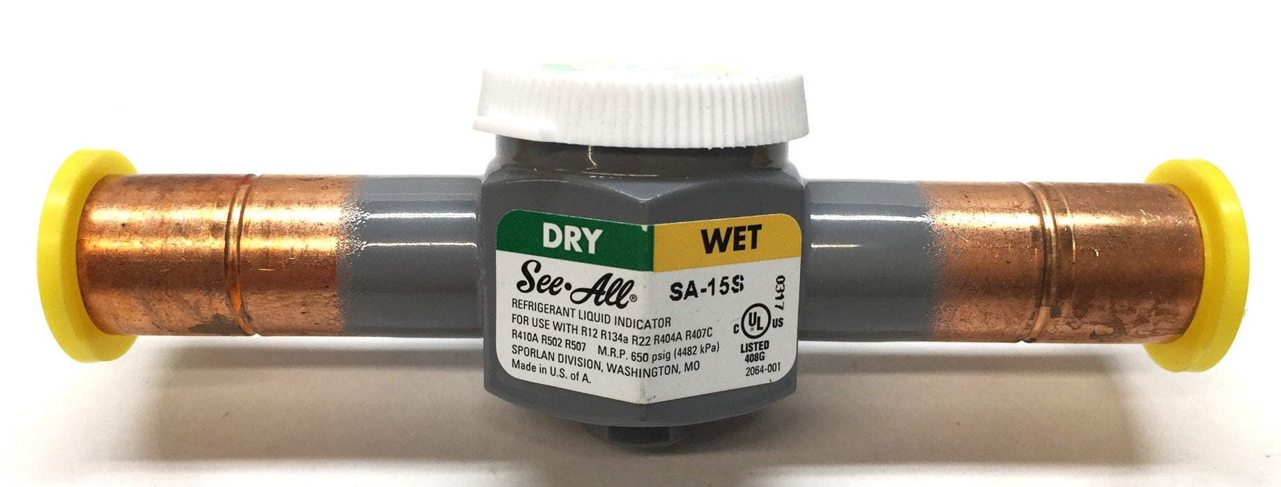 Sporlan See-All Moisture and Liquid Indicator 700416 (SA15S) [Lot of 2] NOS