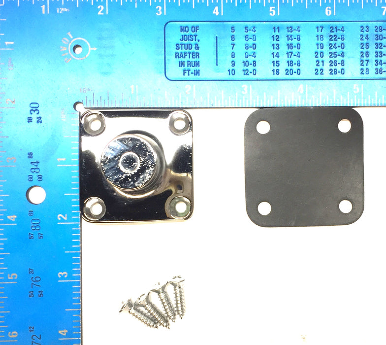 Unity 2" Square Base Deck Light Bracket Kit with Gasket and Hardware 7037 NOS