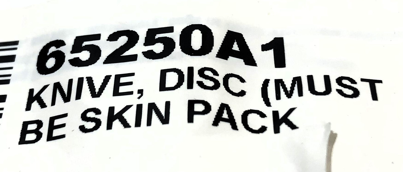 Alcon / Automated Packaging 3/4" ID x 2-1/2" OD Disc Knife 161370 (65250A1) NOS