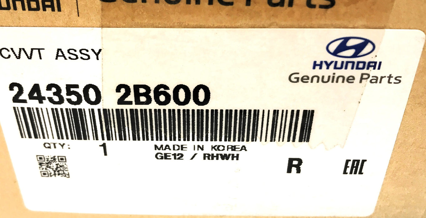 Hyundai Camshaft CVVT Timing Gear Assembly 24350 2B600 NOS
