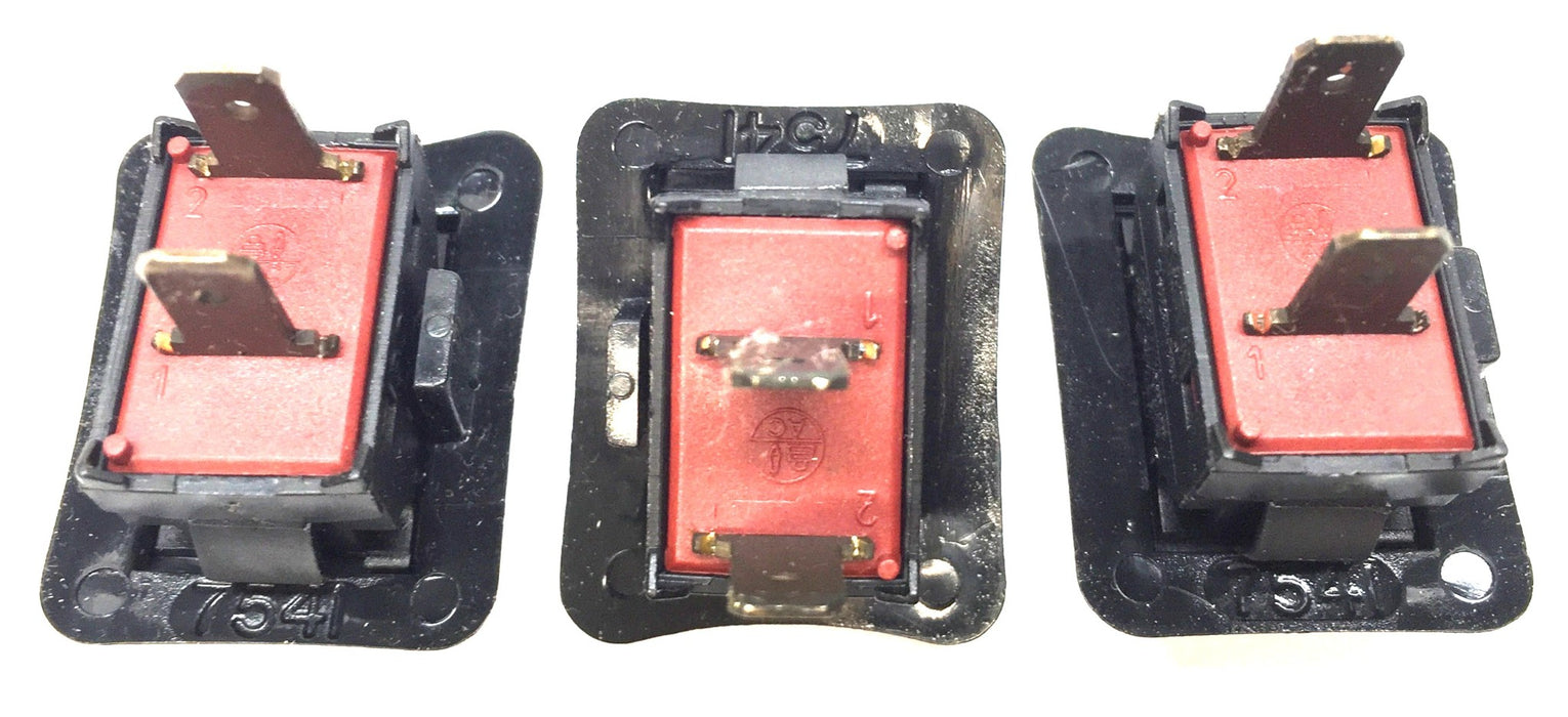 Unity Flanged Rocker Switch Kit U-7421 (090158-10-1) [Lot of 3] NOS