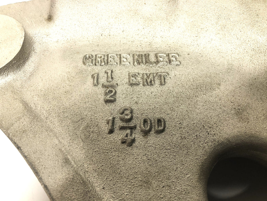 Greenlee 1-1/2 EMT 1-3/4 OD Hydraulic Bender Shoe 501-4287-9 NOS