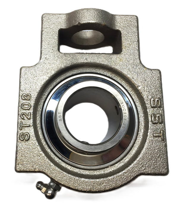SST Mounted Ball Roller Bearing Housing with Zerk Fitting ST208 (SUC208-25) NOS