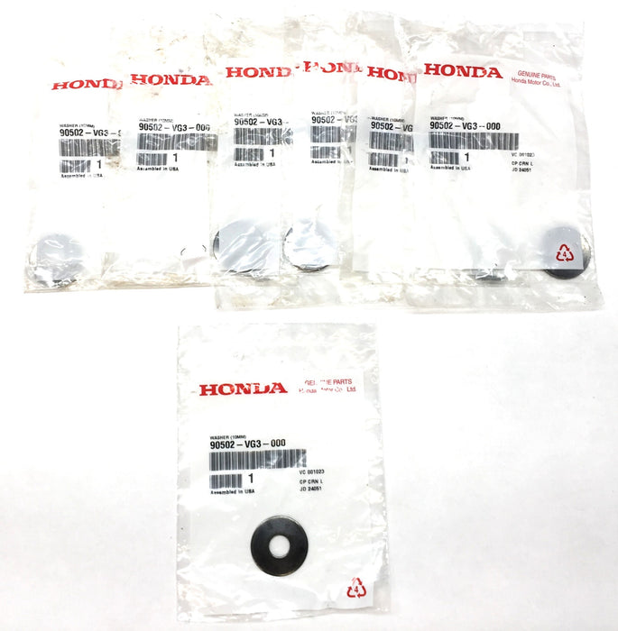 Honda 10mm Washer 90502-VG3-000 [Lot of 7] NOS