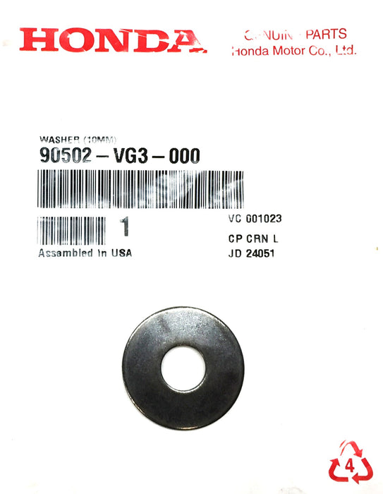 Honda 10mm Washer 90502-VG3-000 [Lot of 7] NOS