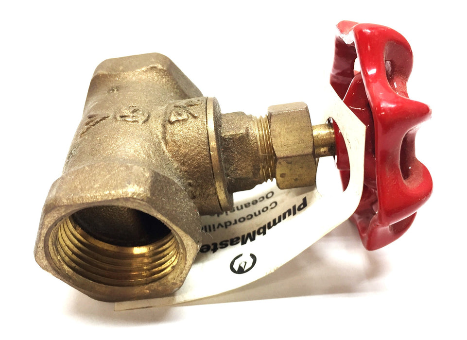 PlumbMaster 3/4" Stop Valve w/ Threaded Ends 55626 [Lot of 4] NOS