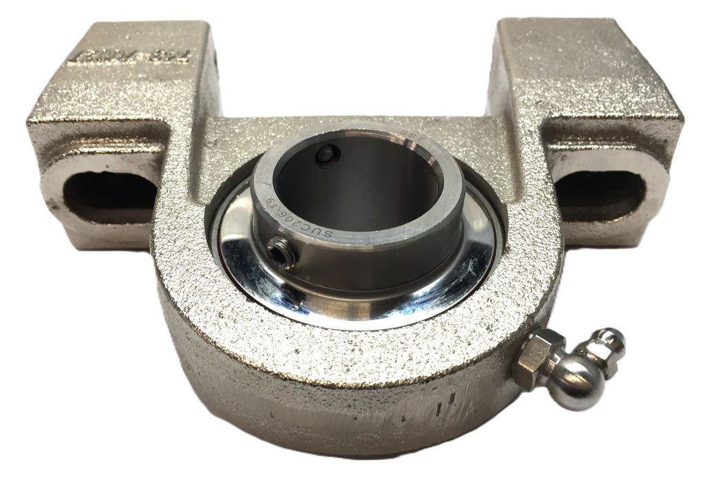 SST Chrome Pillow Block Bearing with Zerk Fitting 743-70027 (SUC206-19) NOS
