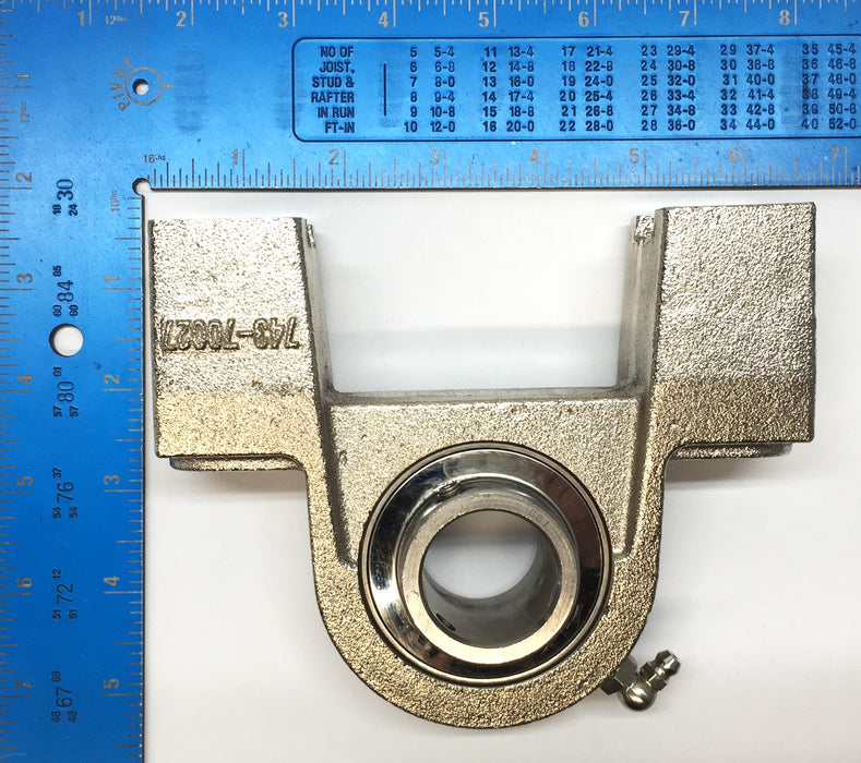 SST Chrome Pillow Block Bearing with Zerk Fitting 743-70027 (SUC206-19) NOS