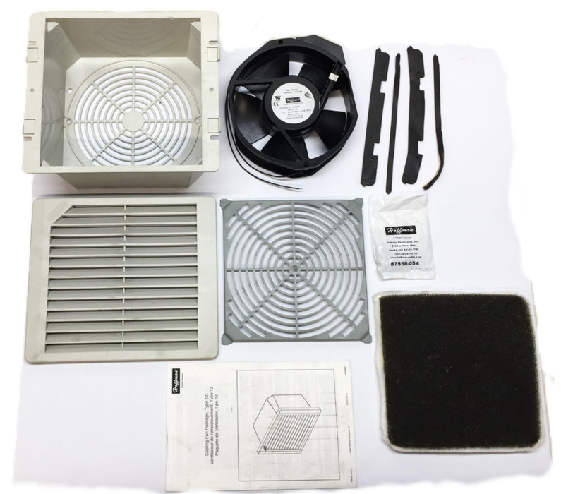 Hoffmann 115VAC/.36Amps 50/60Hz Enclosed Cooling Fan TFP61UL12 NOS