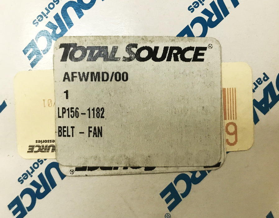 Total Source Forklift Fan Belt LP156-1182 [Lot of 2] NOS