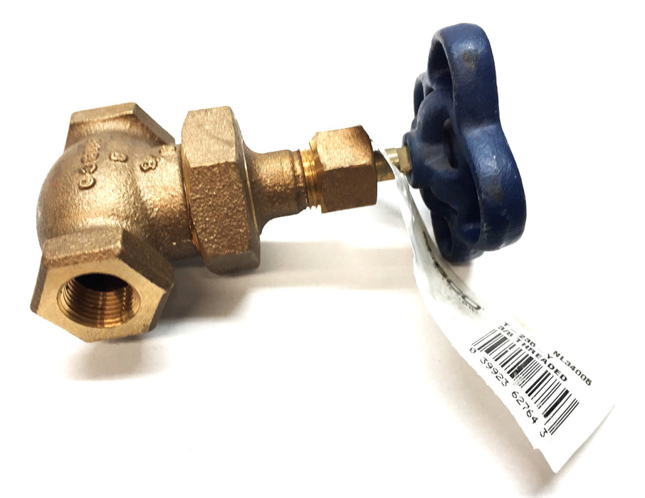 NIBCO 3/8" 150SWP Stop Valve with Threaded Ends T-235-Y (NL34005) NOS
