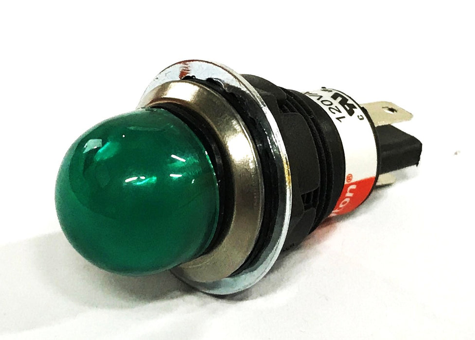 Dayton Raised Indicator Light Green 22NY61 [Lot of 2] NOS