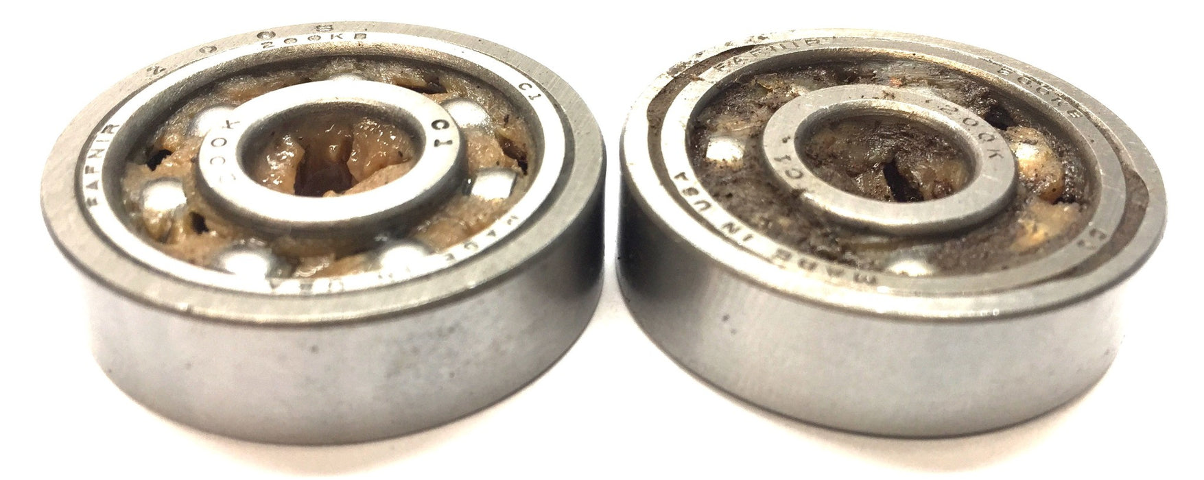 Fafnir Single Row Ball Bearing (No Box) 200KB C1 (200K-C1/200S) [Lot of 2] NOS