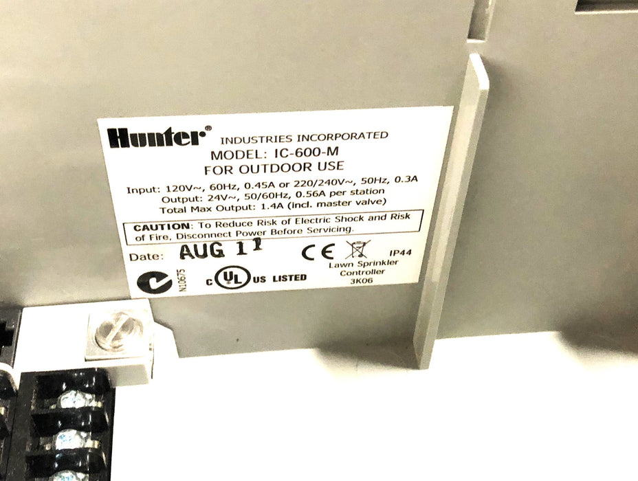 Hunter 30 Station I-Core Sprinkler Irrigation Timer Controller IC-600-M USED