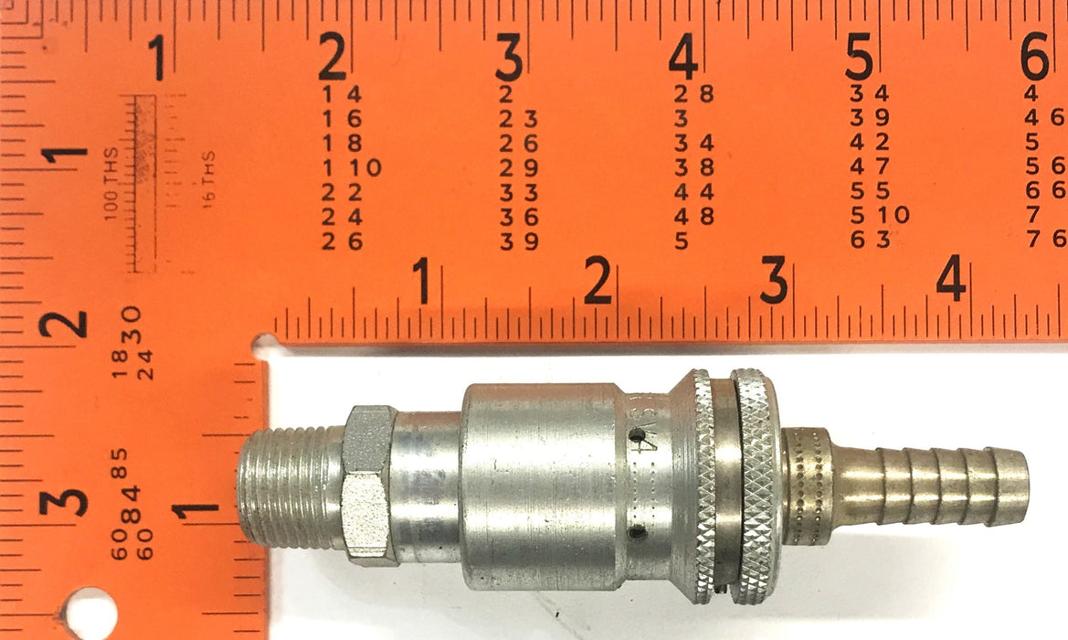 Foster Hose Barb Safety Vent coupling With Vent Tube SV4304 (48-4) NOS