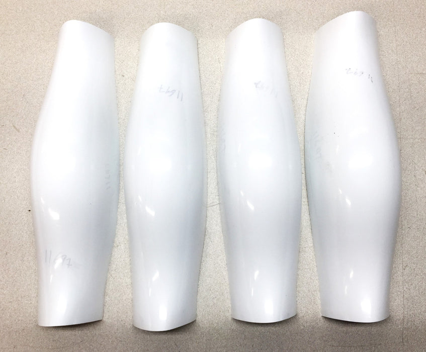 Unbranded PVC Pipe Cover Fitting Z-7 [Lot of 4] NOS