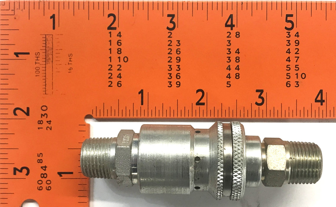 Foster Hose Barb Safety Vent coupling With Adapter SV4304 (42-4) NOS