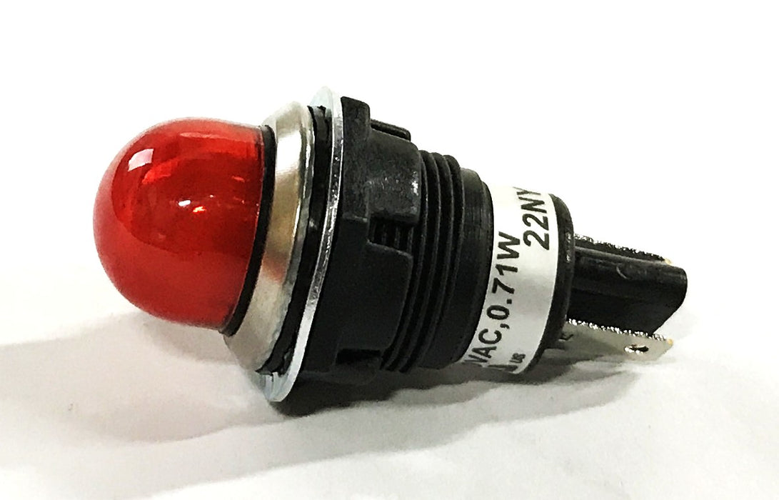 Dayton Raised Indicator Light Red 22NY60 [Lot of 2] NOS