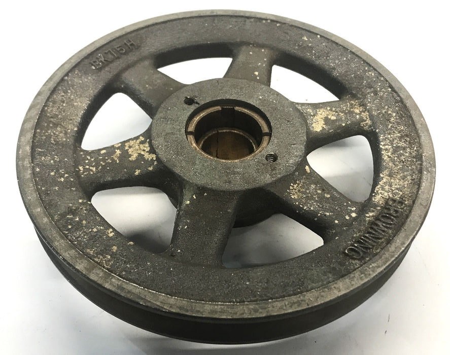 Browning V Belt Cast Iron Pulley Wheel BK75H USED