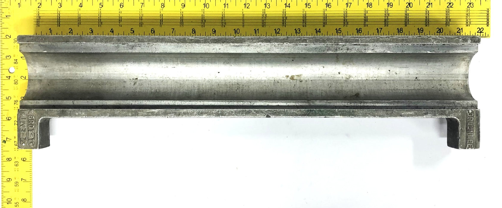 Greenlee 2 Inch EMT Hydraulic Bender Shoe Conduit Follower Bar 1-1089 USED