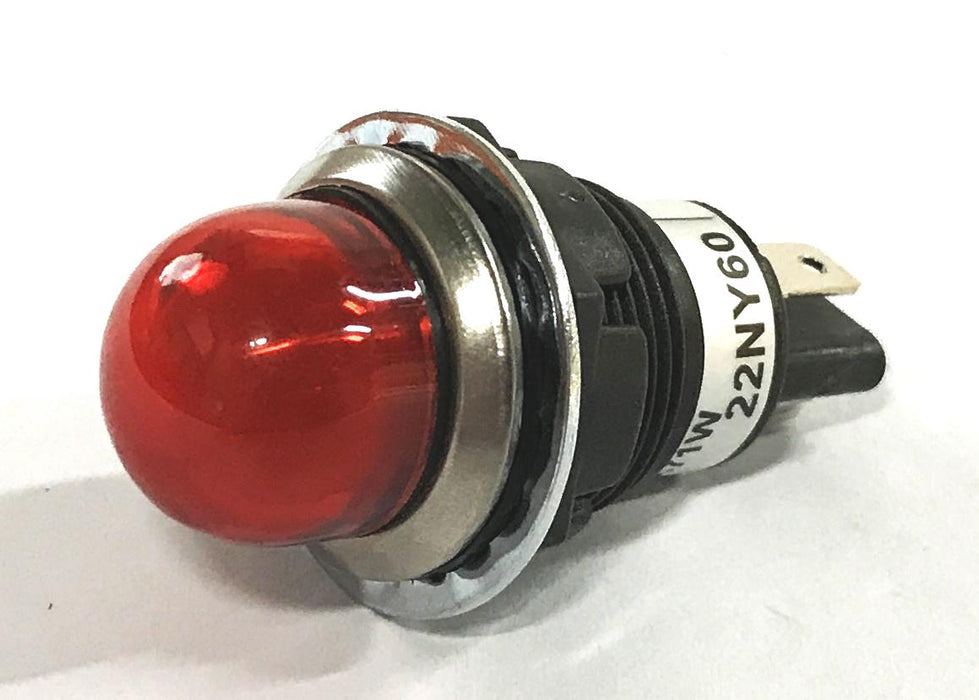 Dayton Raised Indicator Light Red 22NY60 [Lot of 2] NOS
