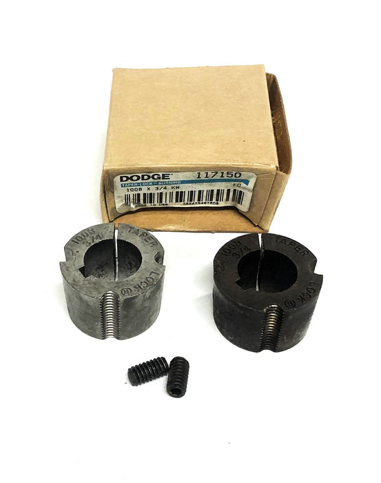 Dodge Taper-Lock Split Bushing 1008X3/4 KW (117150) [Lot of 2] NOS