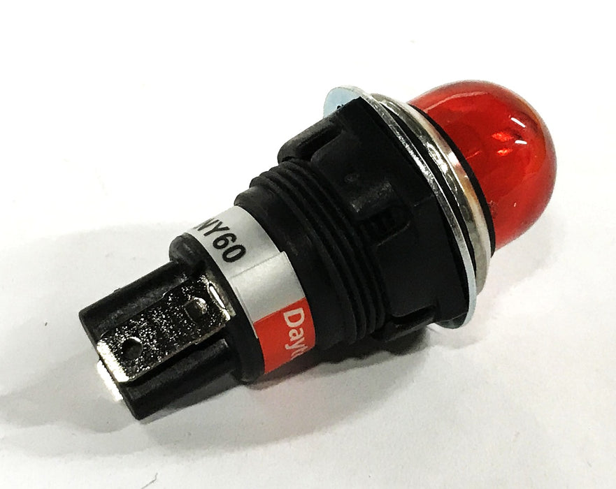 Dayton Raised Indicator Light Red 22NY60 [Lot of 2] NOS