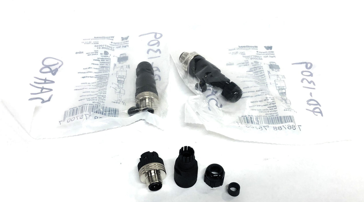 Woodhead Micro Charge Attachable Connector 1200710038 [Lot of 3] NOS
