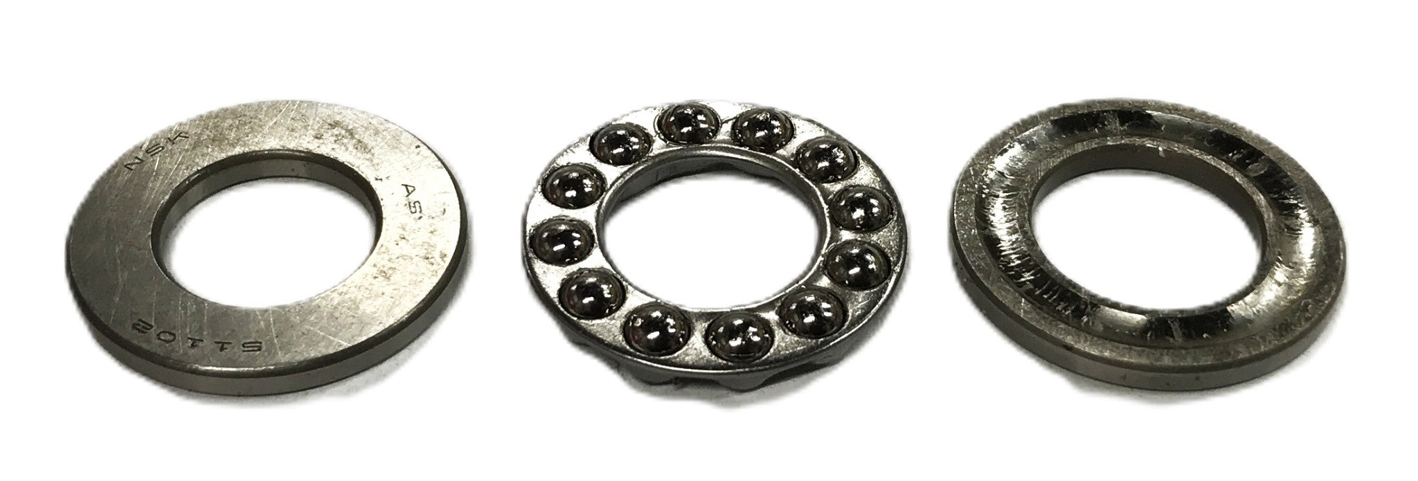 NSK/SKF 3-piece Thrust Ball Bearing 51102 [Lot of 4] NOS