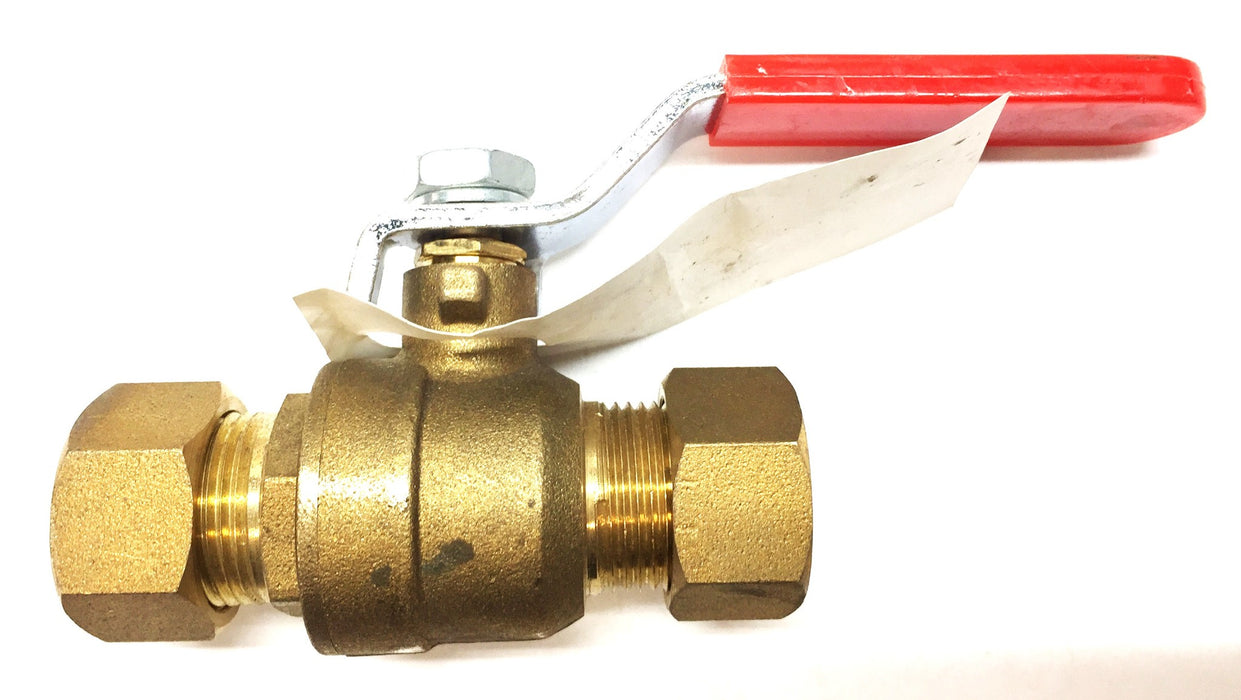 PlumbMaster 1/2" Full-Port Ball Valve with Compression Ends 98023 [Lot of 3] NOS
