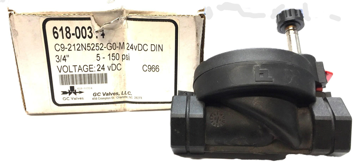 GC Valves C9 Series 3/4" Solenoid Valve Body Only 618-00314 (C9212N5252G0M) USED
