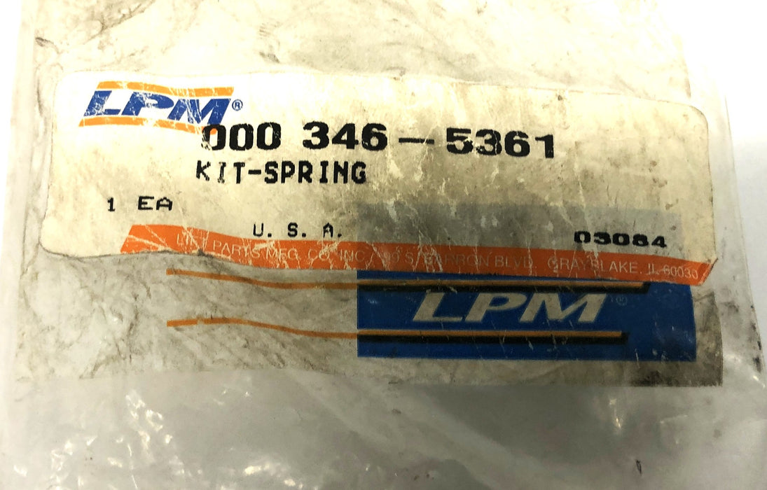 LPM Forklift Spring Kit 346-5361 [Lot of 3] NOS
