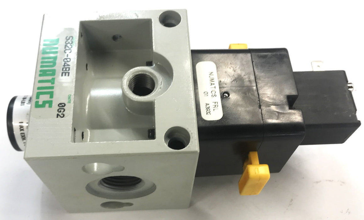 Numatics Solenoid Slow Start Valve S32C-04BE NOS