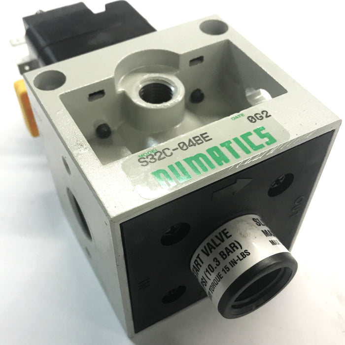 Numatics Solenoid Slow Start Valve S32C-04BE NOS