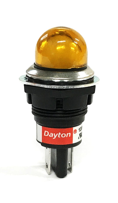 Dayton Raised Indicator Light Yellow 22NY62 [Lot of 2] NOS