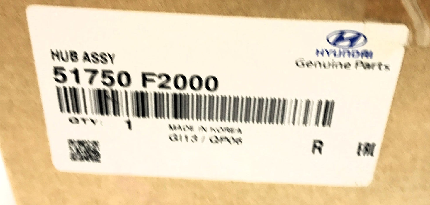 Hyundai Hub Assembly 51750 F2000 (51750F2000) (NOS)