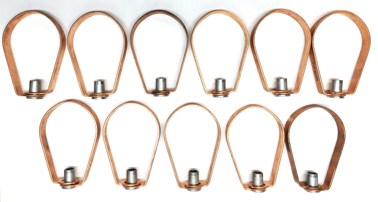 Caddy 3" Copper Hanger 101 [Lot of 11] NOS