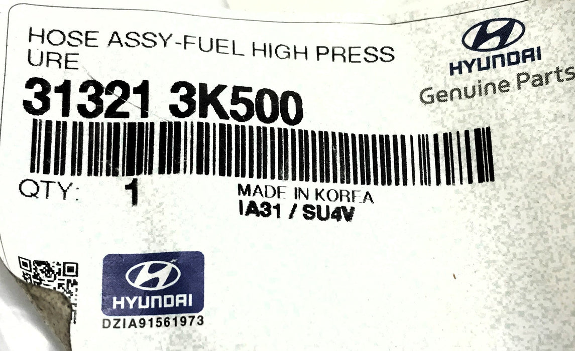 Hyundai Fuel High Pressure Hose Assembly 31321 3K500 (313213K500) NOS