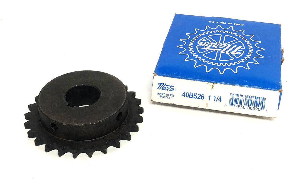 Martin Bored To Size Sprocket 40BS26 1-1/4 NOS