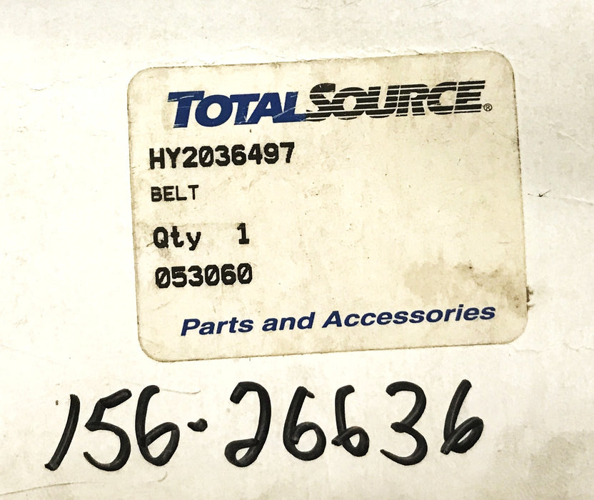 Total Source Hyster Serpentine Drive Belt HY2036497 NOS