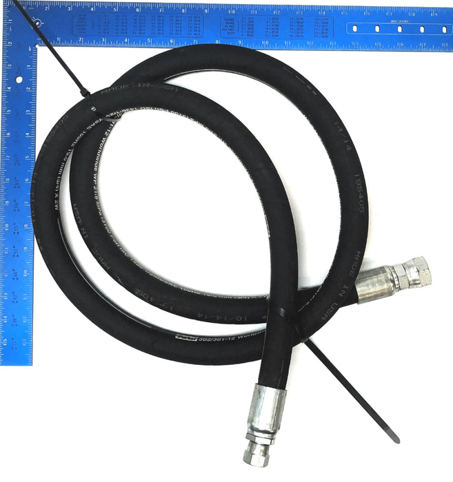 Parker Approx 80" x 3/4" Hydraulic Hose 302/301-12 NOS