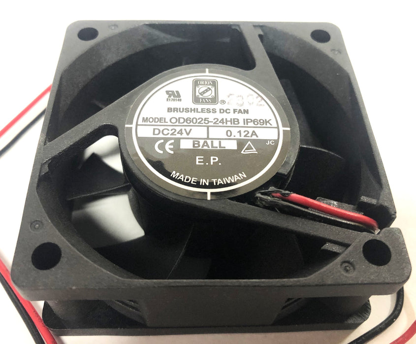 Orion Fans DC24V 0.12A Brushless DC Fan OD6025-24HBIP69K [Lot of 2] NOS