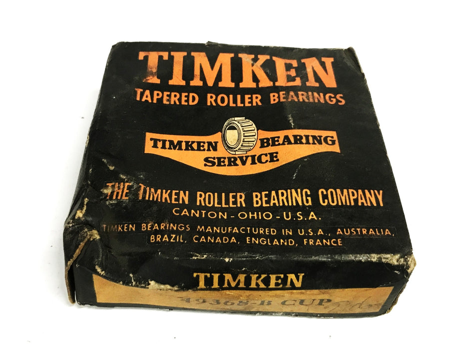 Timken Flanged Tapered Roller Bearing Cup 49368B NOS
